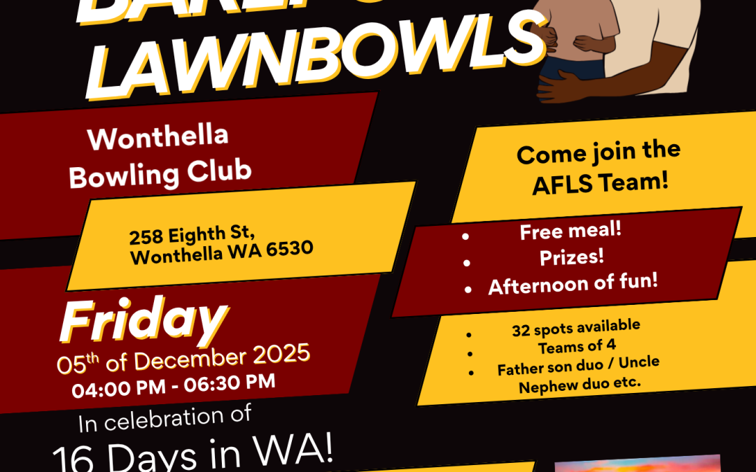 Father & Son (or Uncle & Nephew) Barefoot Bowls